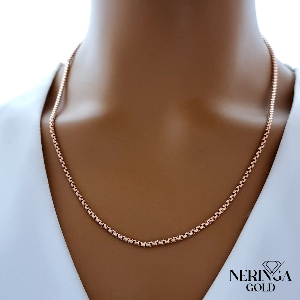 Rose gold chain #68172
