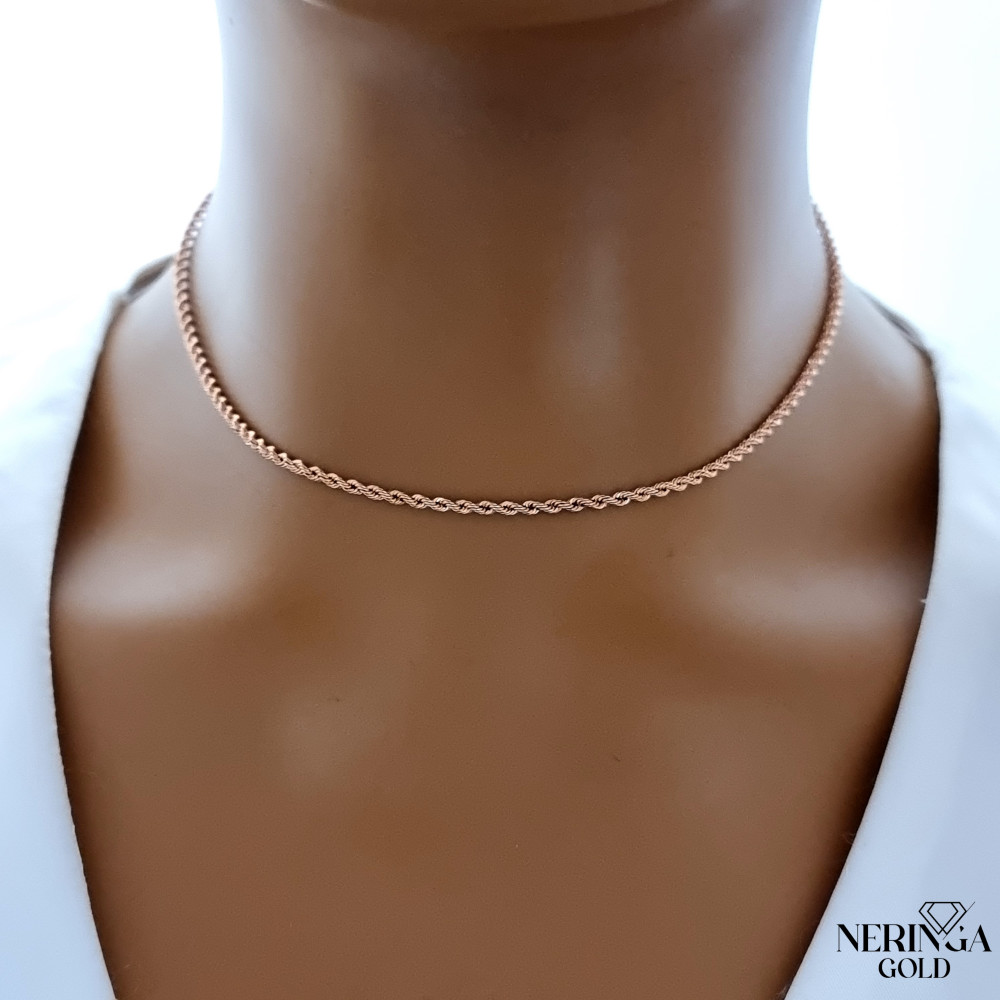Rose gold chain #68123