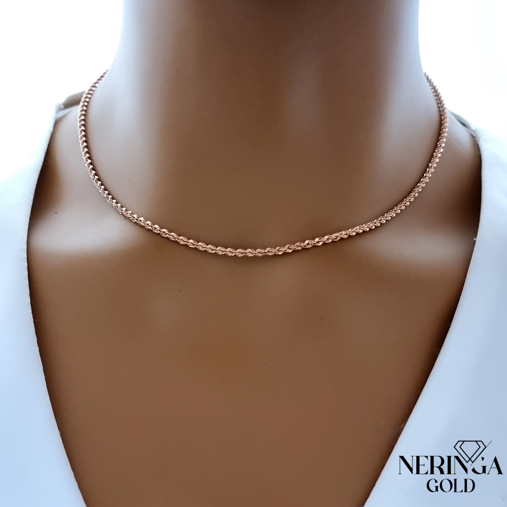 Rose gold chain #68122