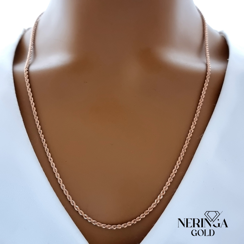 Rose gold chain #68118