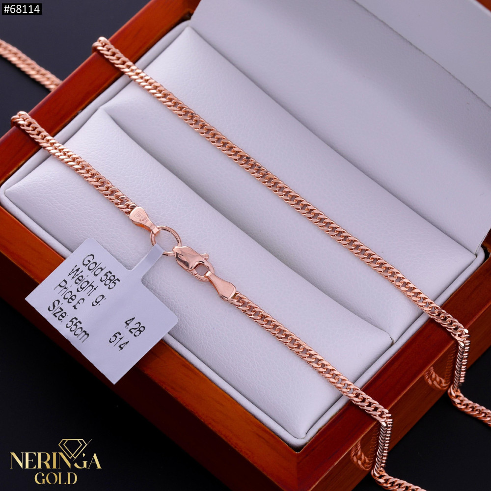 Rose gold chain #68114