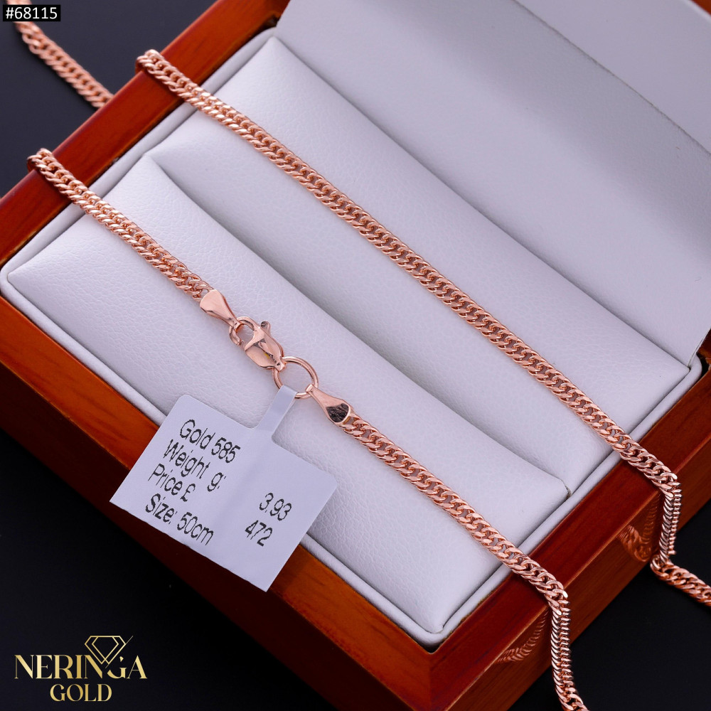 Rose gold chain #68115