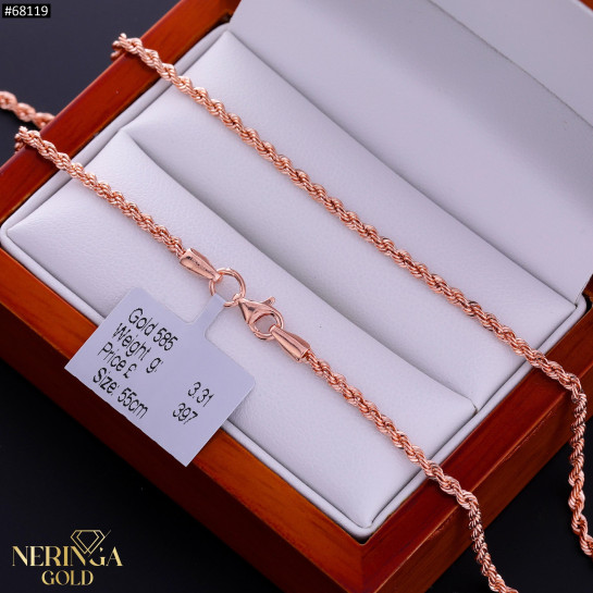 Rose gold chain #68119