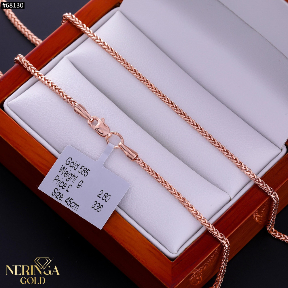 Rose gold chain #68130