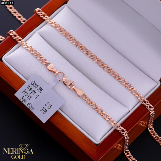 Rose gold chain #68133