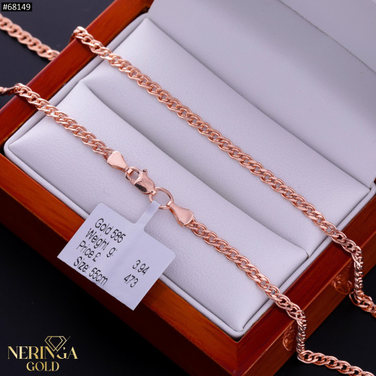 Rose gold chain #68149