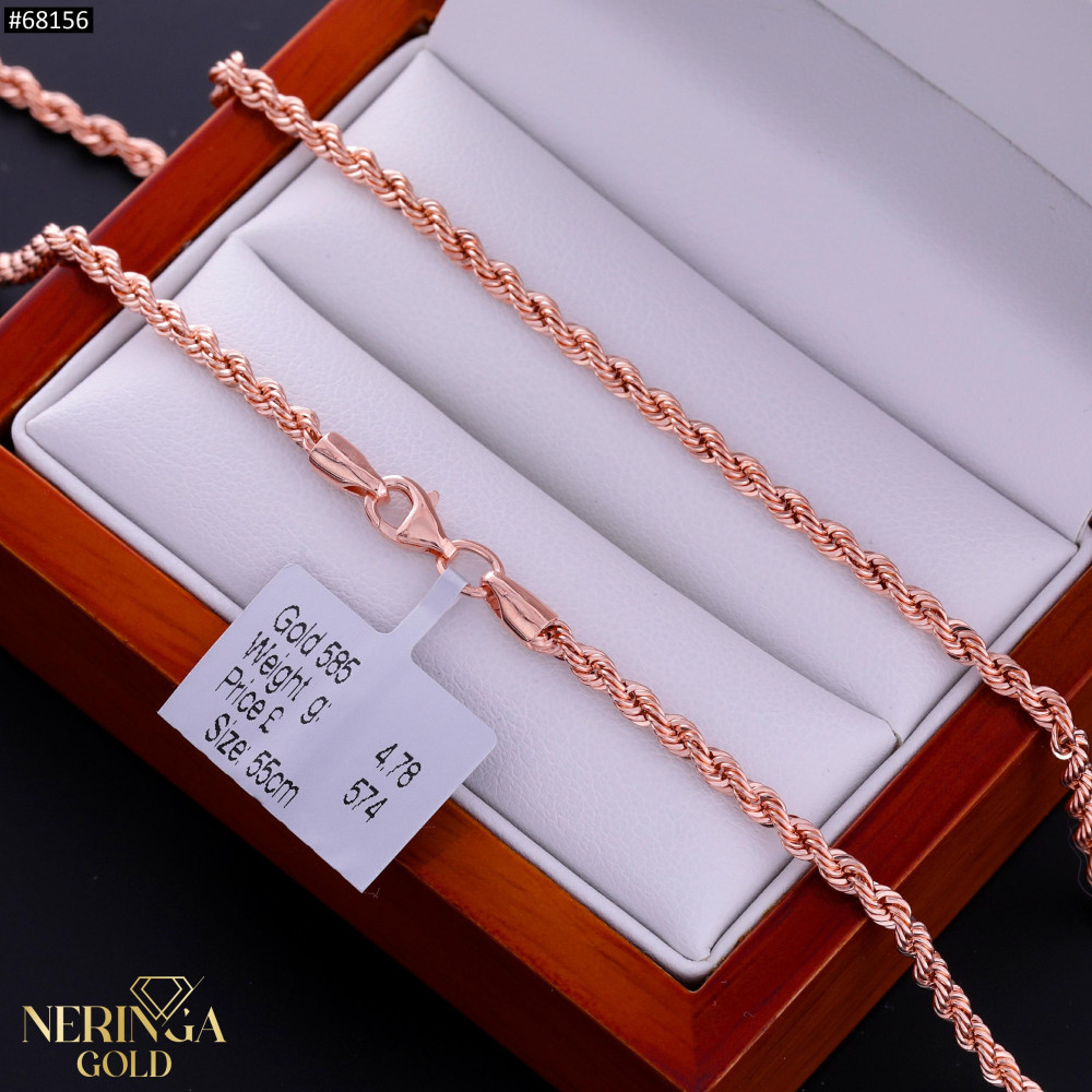 Rose gold chain #68156