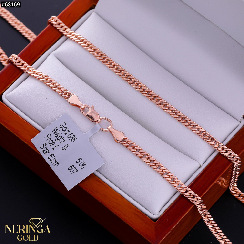 Rose gold chain #68169