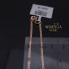 Rose gold full-bodied necklace #68430