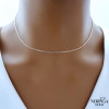 Rose gold full-bodied necklace #68425