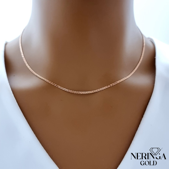 Rose gold full-bodied necklace #68427