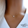 Rose gold necklace set #68371