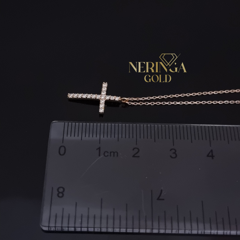 Rose gold necklace set #68373