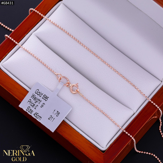 Rose gold chain #68431
