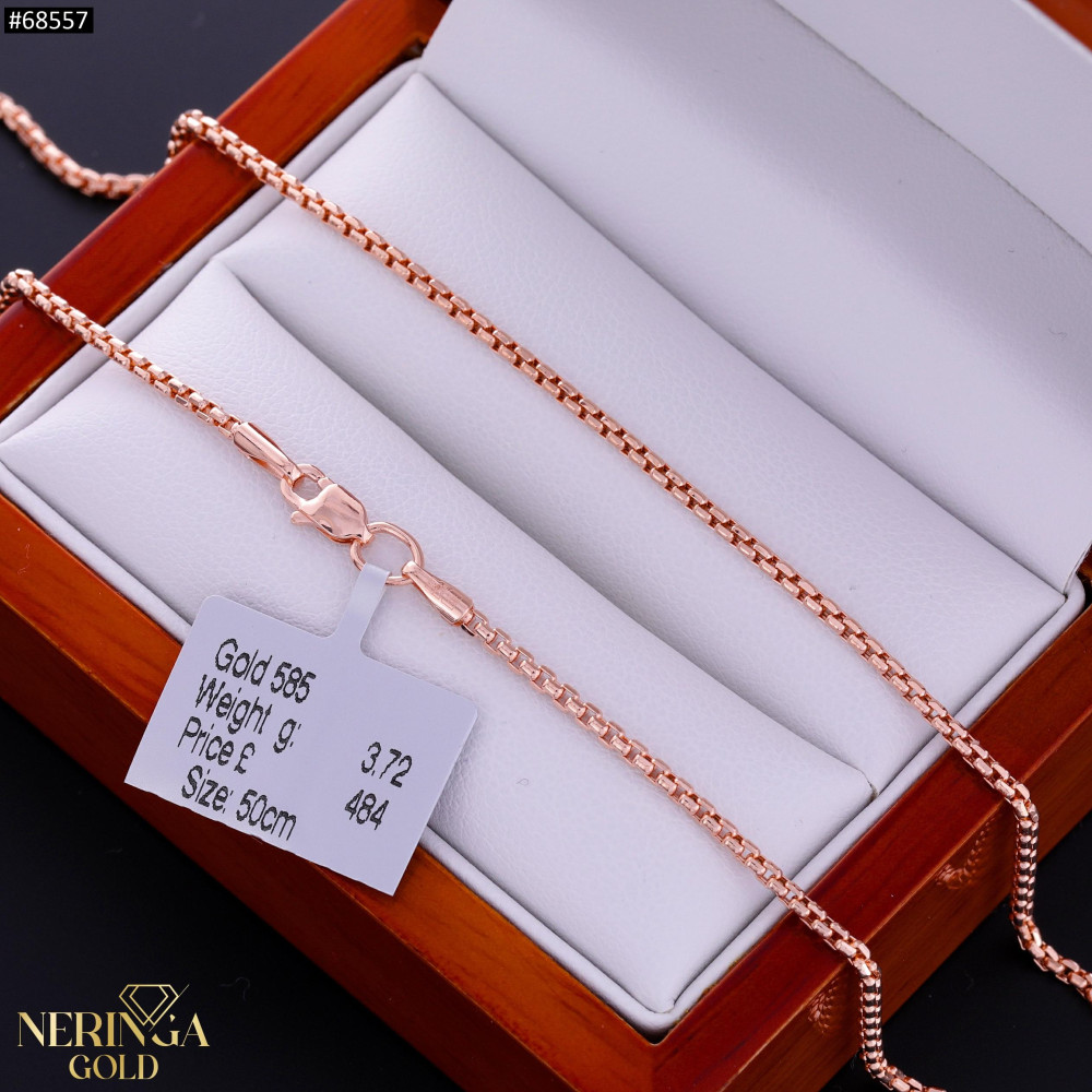 Rose gold chain #68557