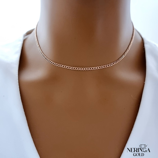 Rose gold chain #68568