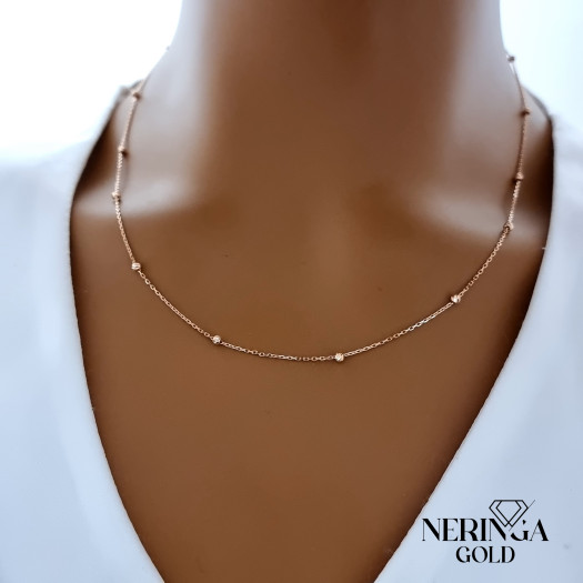 Rose gold chain #68580