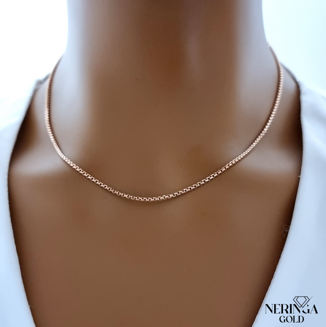 Rose gold chain #68554