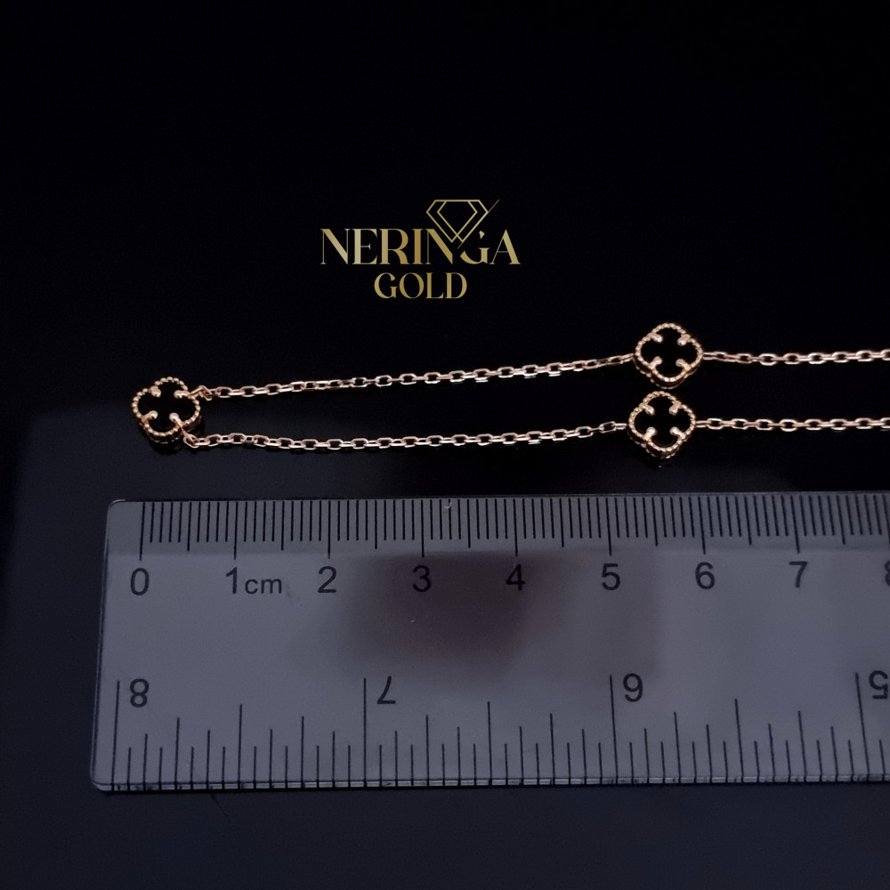 Rose gold necklace set #68664