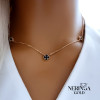 Rose gold necklace set #68664