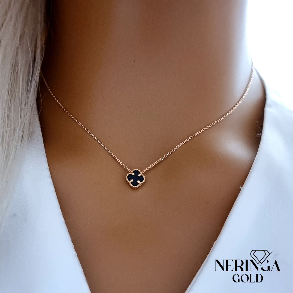 Rose gold necklace set #68659