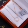 Rose gold necklace set #68653