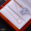 Rose gold necklace set #68654