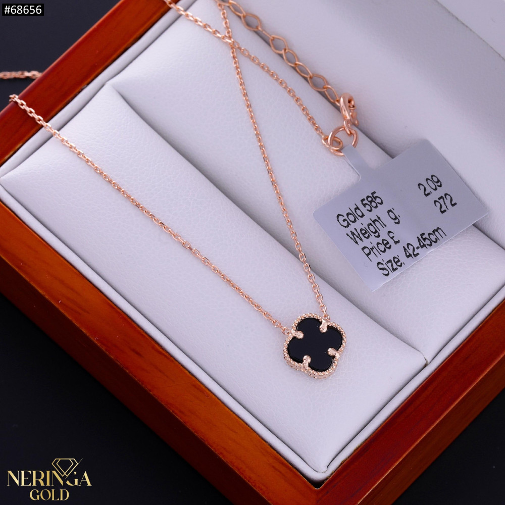 Rose gold necklace set #68656