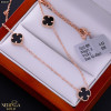 Rose gold necklace set #68665