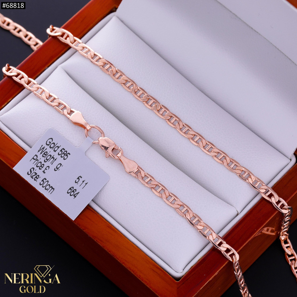 Rose gold chain #68818