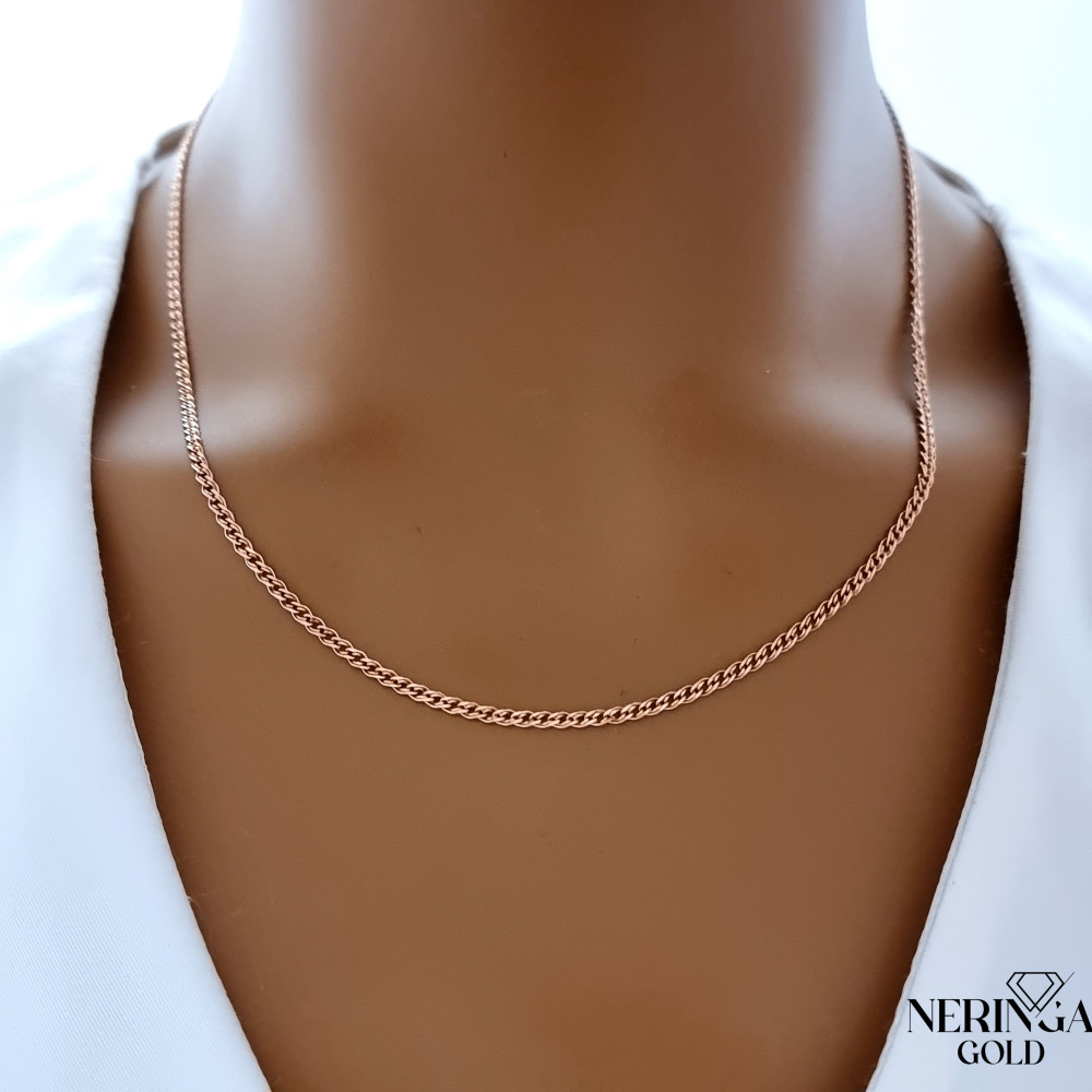 Rose gold chain #68937