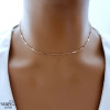 Rose gold full-bodied necklace #68949