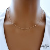 Rose gold full-bodied necklace #68946