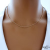 Rose gold full-bodied necklace #68953