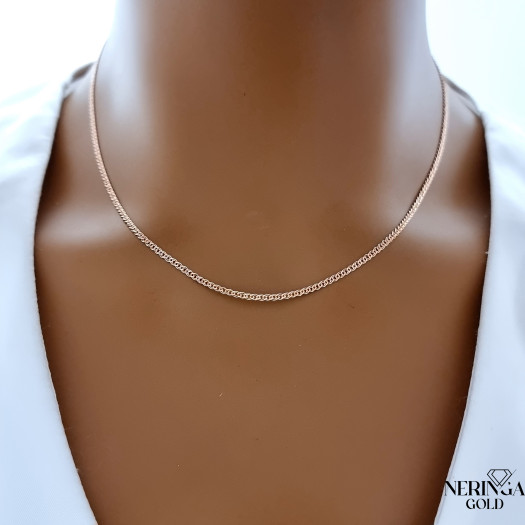 Rose gold full-bodied necklace #68912