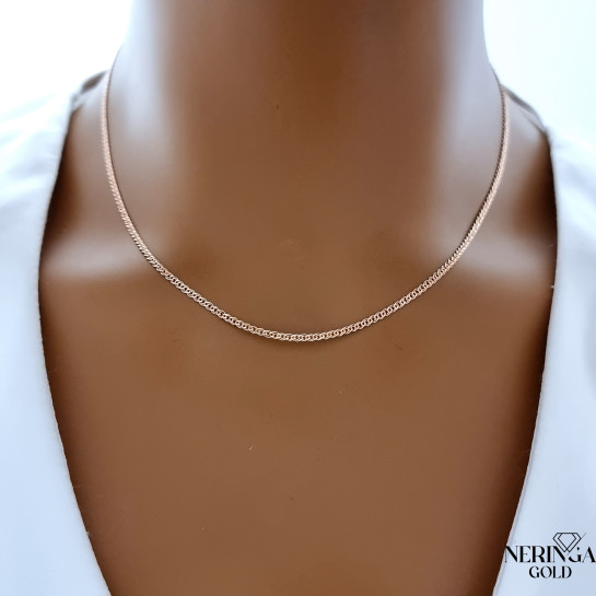 Rose gold full-bodied necklace #68912