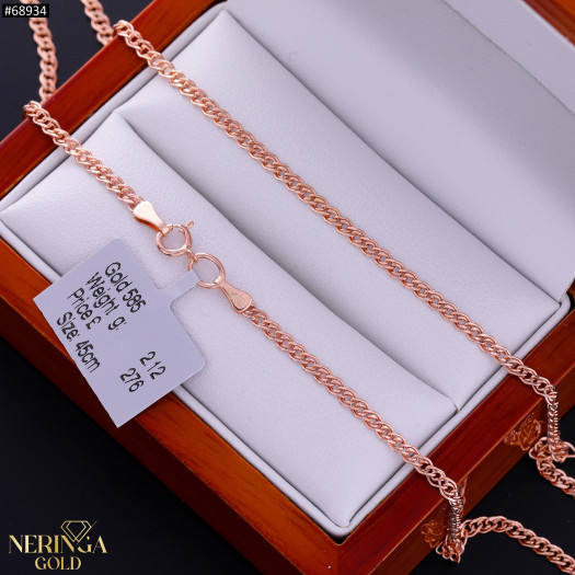 Rose gold chain #68934