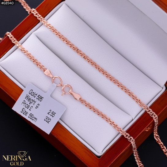 Rose gold chain #68940
