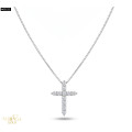 White gold gemstone necklace set #69222