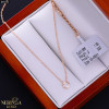 Rose gold necklace set #69262