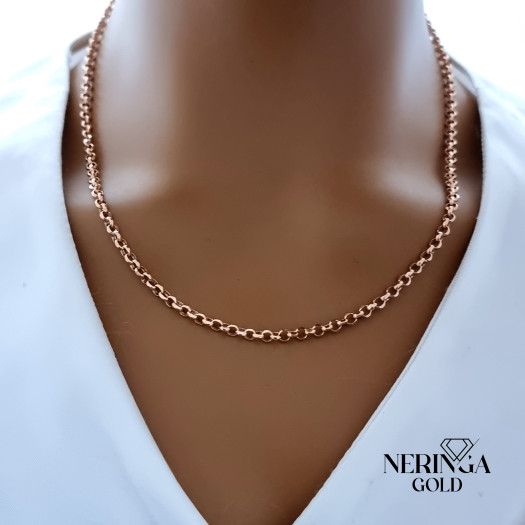 Rose gold chain #69566