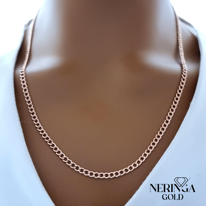 Rose gold chain #69553