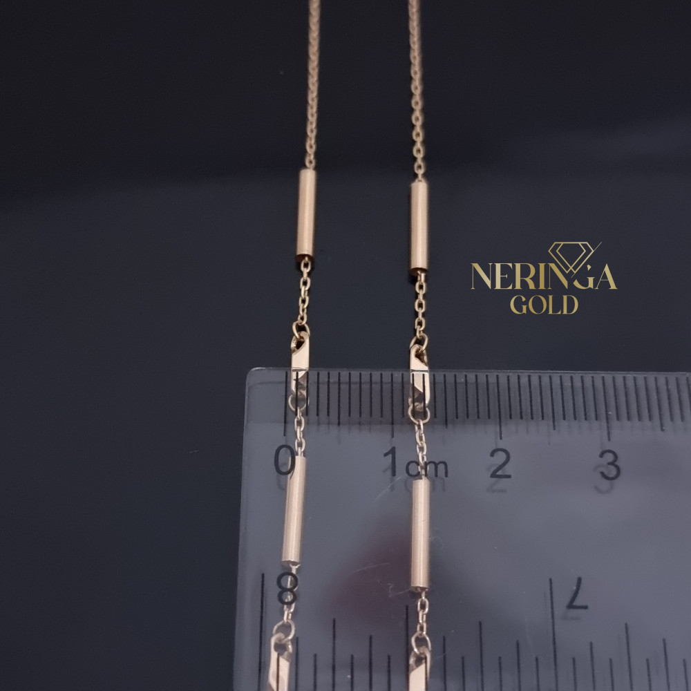 Rose gold full-bodied necklace #69580