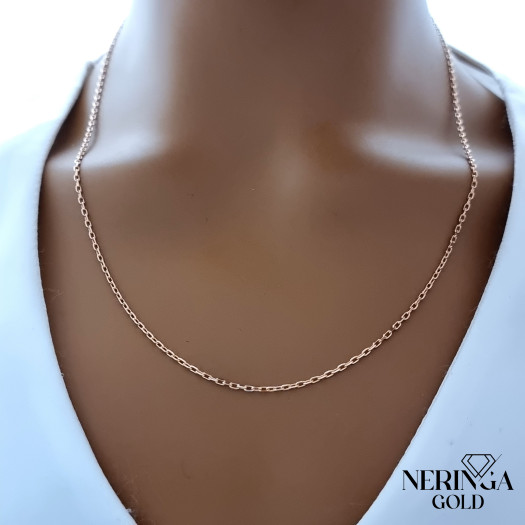 Rose gold full-bodied necklace #69578