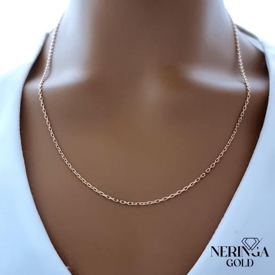 Rose gold full-bodied necklace #69578