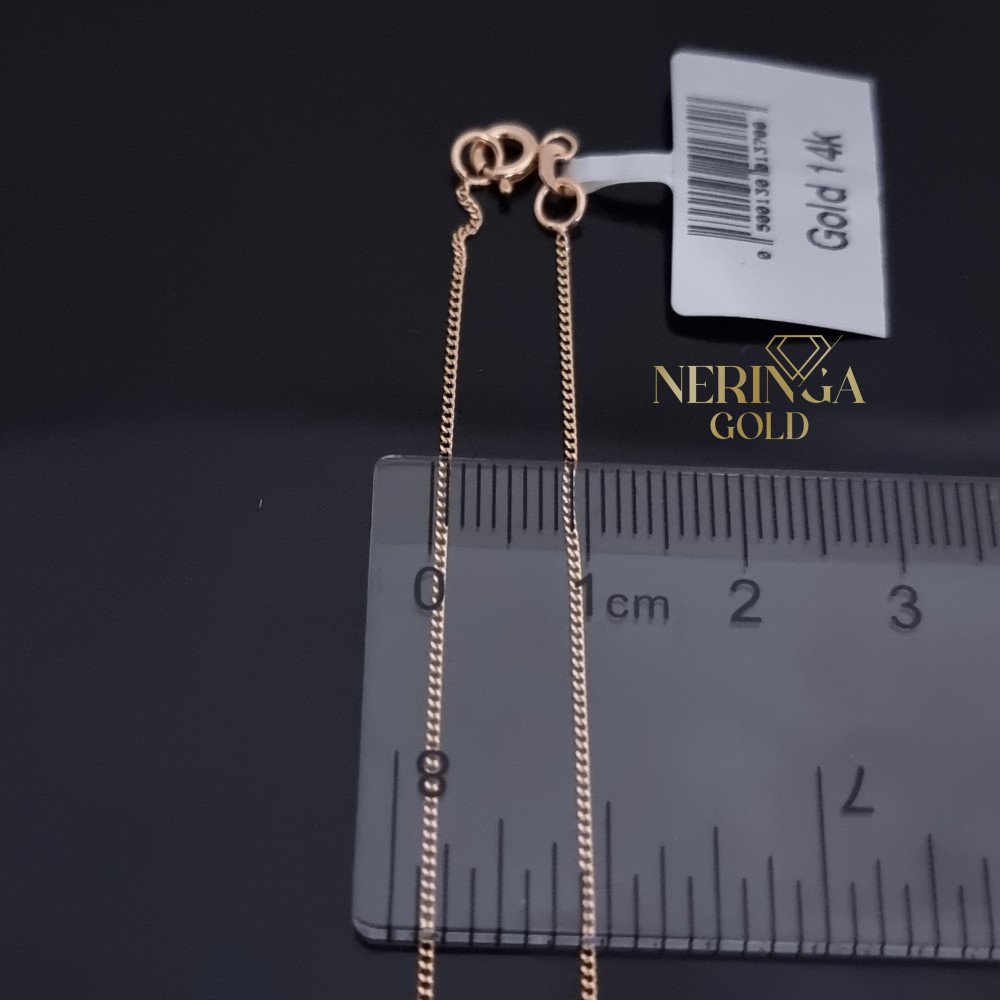 Rose gold full-bodied necklace #69600