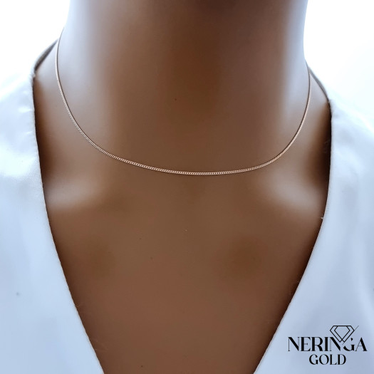Rose gold full-bodied necklace #69600