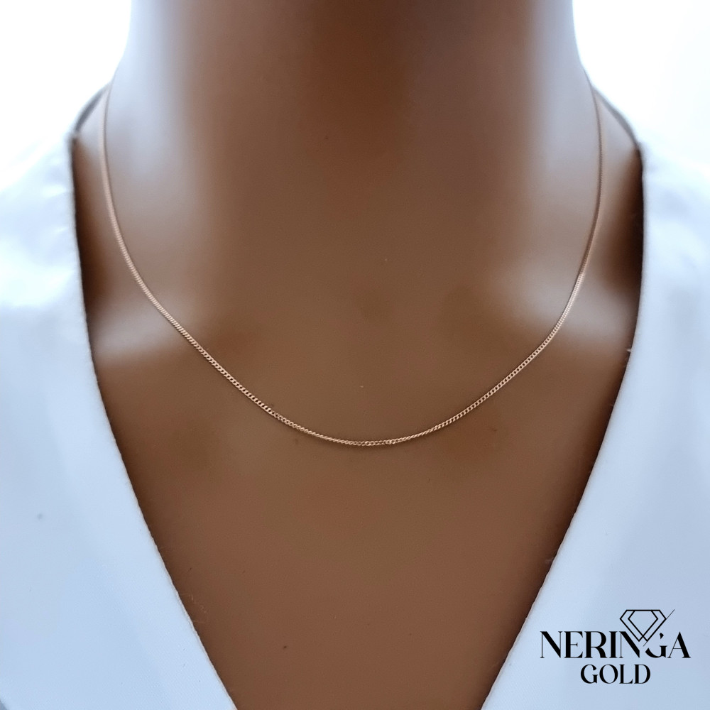 Rose gold full-bodied necklace #69594