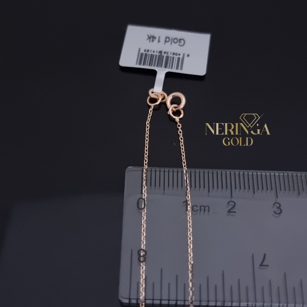 Rose gold full-bodied necklace #69588
