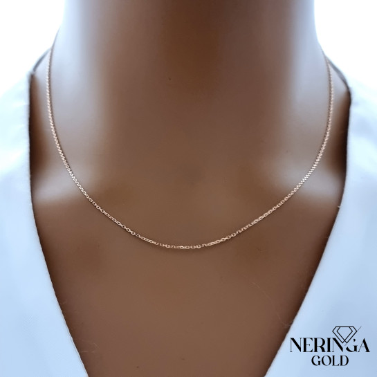 Rose gold full-bodied necklace #69584